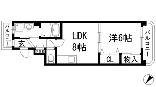 第二中村マンションの物件間取画像